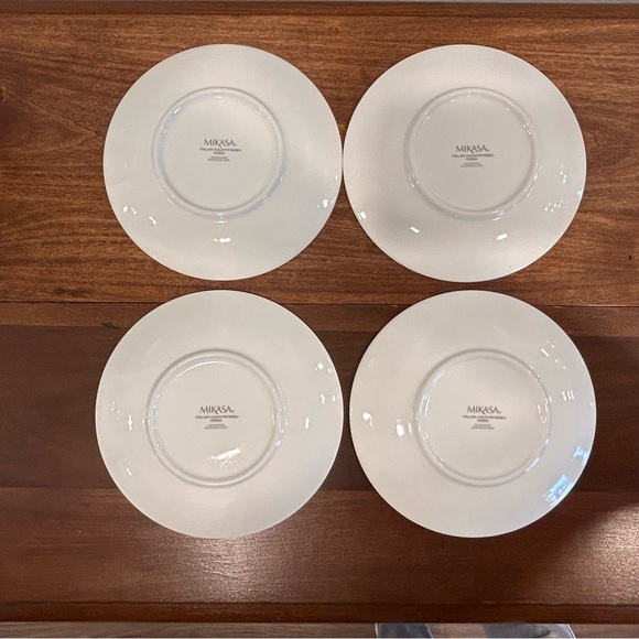 Mikasa Italian Countryside Set of 4 Tea Cups With 4 Saucers Appear Unused! - Picture 10 of 10